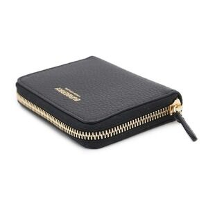 Burberry black zip around leather card Wallet
